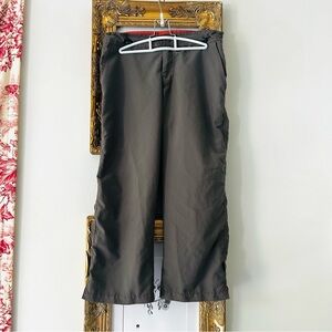 PRANA Cropped Olive Green Hiking Pants